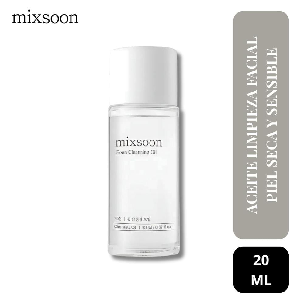 Mini Aceite Limpieza Facial Piel Seca y Sensible Mixsoon - Bean Cleansing Oil 20ml