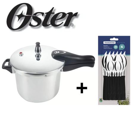 Promo Olla Presion Oster Brissago 5 Lt  Juego de Cubiertos 23198094