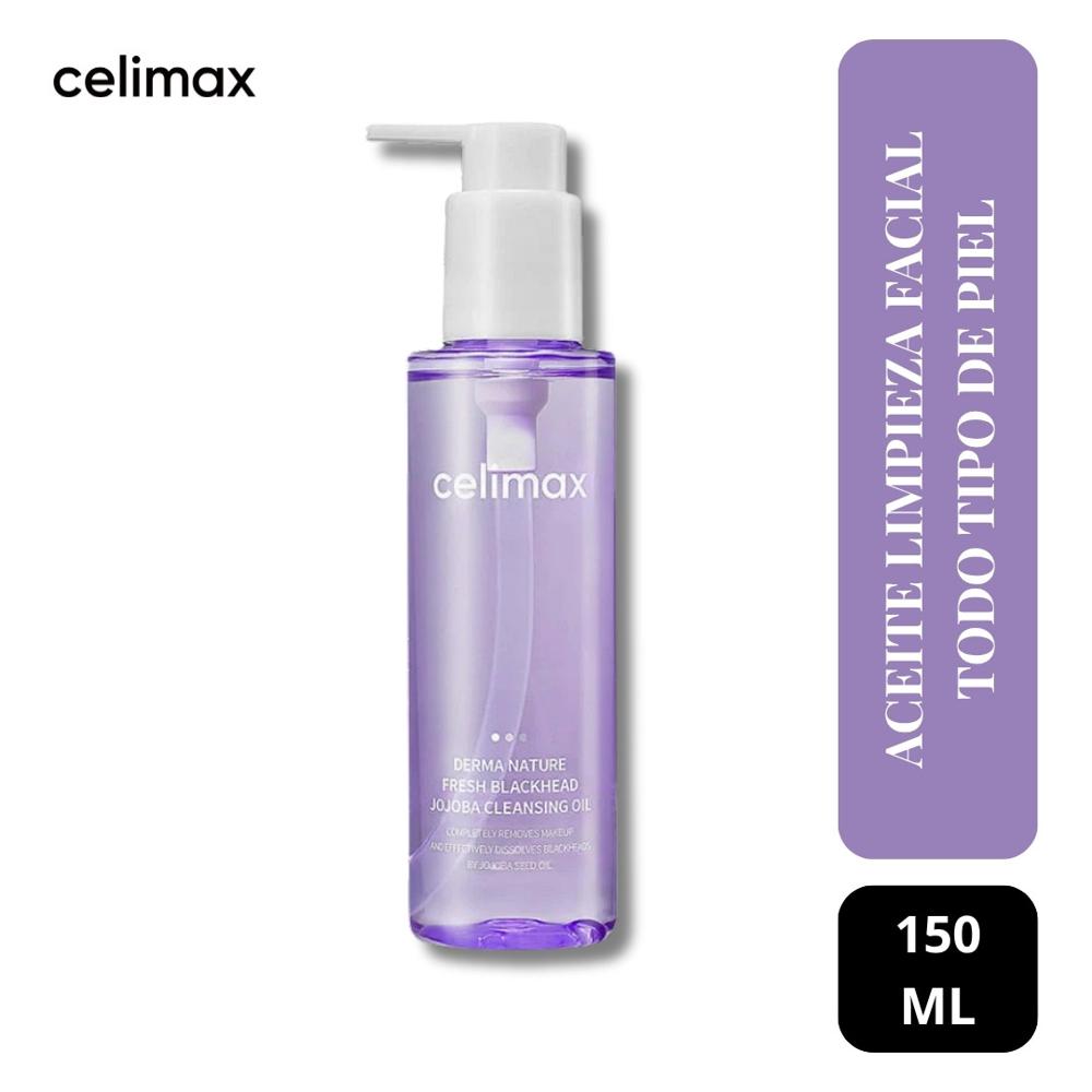 Aceite Limpieza Facial Todo Tipo Piel - Celimax Fresh Blackhead Jojoba Cleansing Oil 150ml