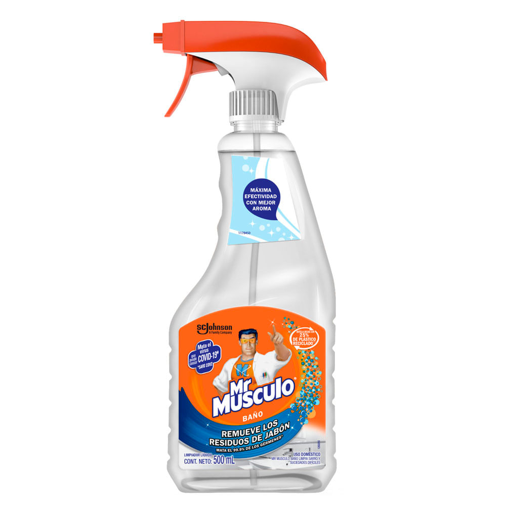 Desinfectante Líquido de Baño MR. MÚSCULO Total Gatillo 500ml