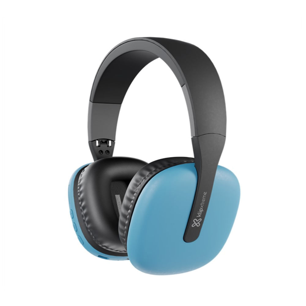 Klip Xtreme Audífonos Bluetooth ZoundTune 25H Micrófono Plegables USB-C Azul - KWH-010BL