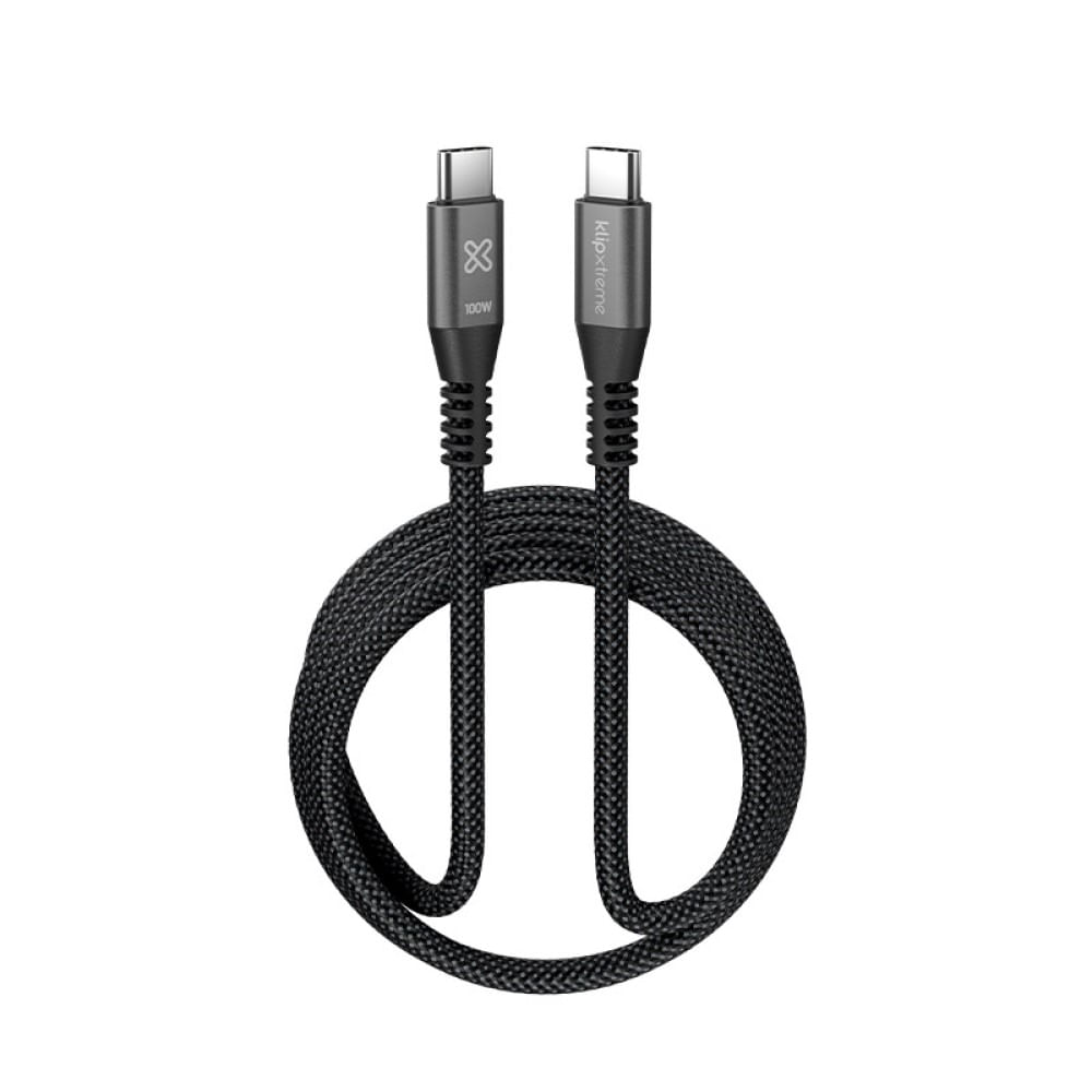 Klip Xtreme Cable USB-C a USB-C PowerGo 550 3 Metr0s 100W PD Carga Rápida - KAC-550-10FT