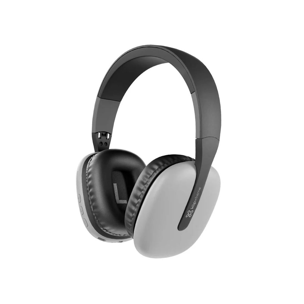 Klip Xtreme Audífonos Bluetooth ZoundTune 25H Micrófono Plegables USB-C Gris - KWH-010GR