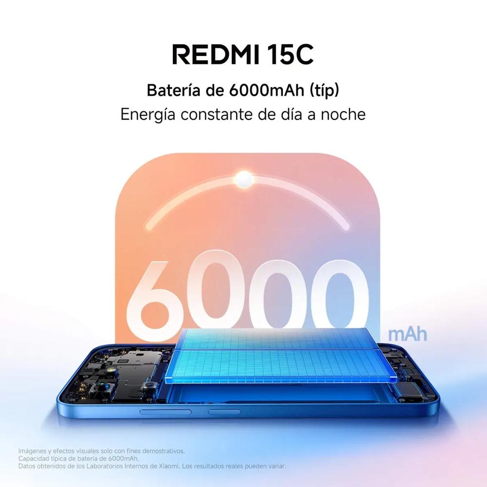 Celular Xiaomi Redmi 15c 256GB 4GB RAM Green
