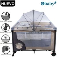 Cuna Corral Ebaby Con Cambiador Happy Dream Beige