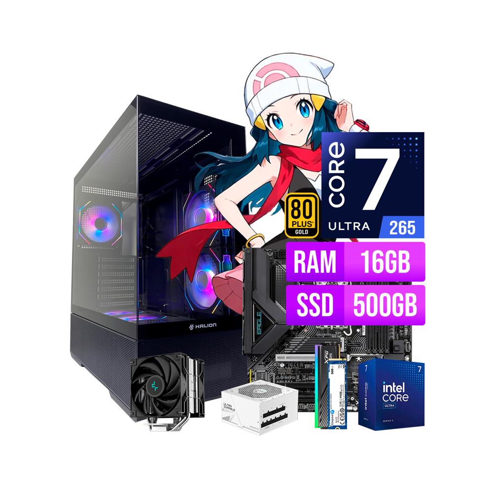 COMPUTADORA CPU GAMER ULTRA 7 265 RAM 16GB DDR5 512GB SSD WIFI Y BLUETOOH