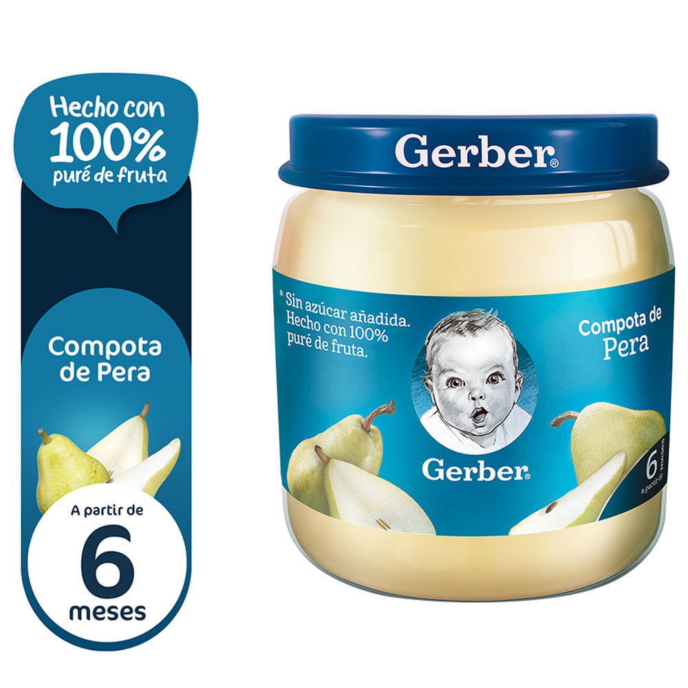 Compota GERBER Manzana Frasco 113g