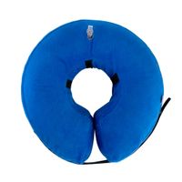 Collarin Infable Azul M para Mascotas