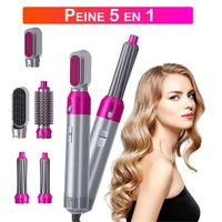 Cepillo Secador 5 en 1 Multifuncional Rizador Alisador y Voluminizador Profesional