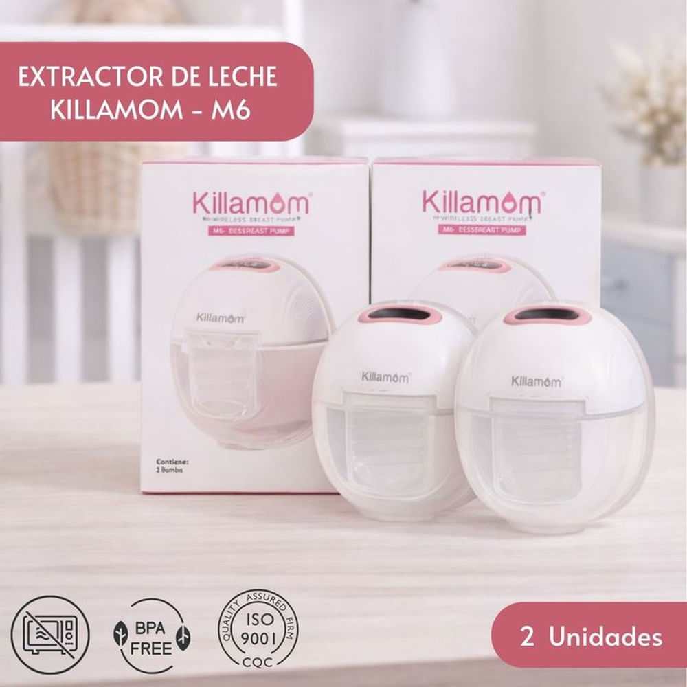 EXTRACTOR DE LECHE PORTATIL K6/ M6 - 2 COPAS Blanco