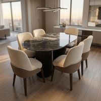 Juego de Comedor Viena 6 Sillas de Madera TU MESITA