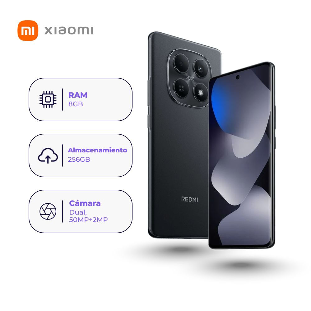 Xiaomi Redmi Note 15 4G 256GB 8GB Ram Negro