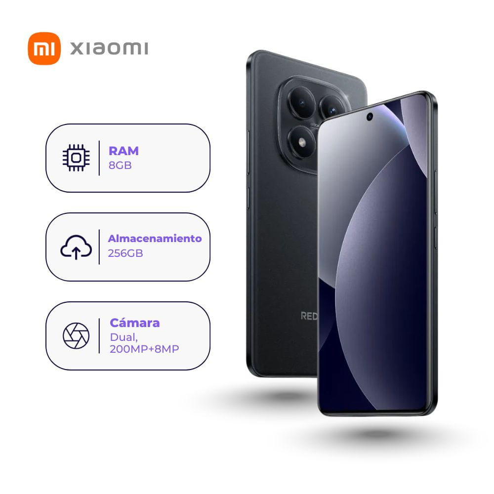 Xiaomi Redmi Note 15 Pro 4G 256GB 8GB Ram Negro