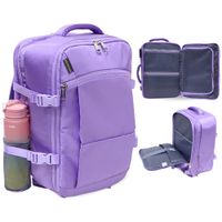 Mochila Viajera Kengar Modelo Trendy - Lila