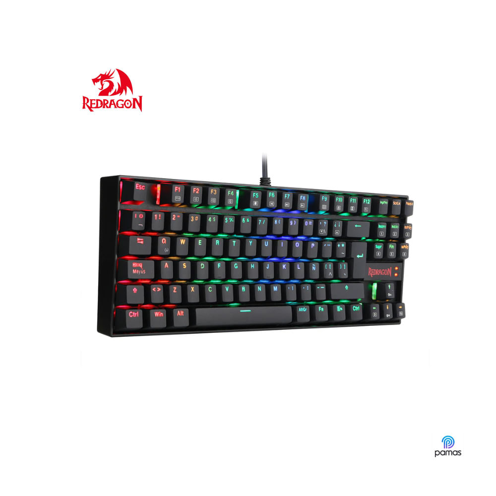 TECLADO REDRAGON KUMARA K552 RGB NEGRO ROJO