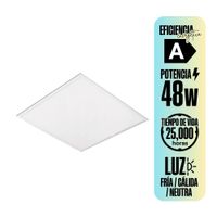 Panel Led Empotrable Lightech 48W 60X60 3CCT