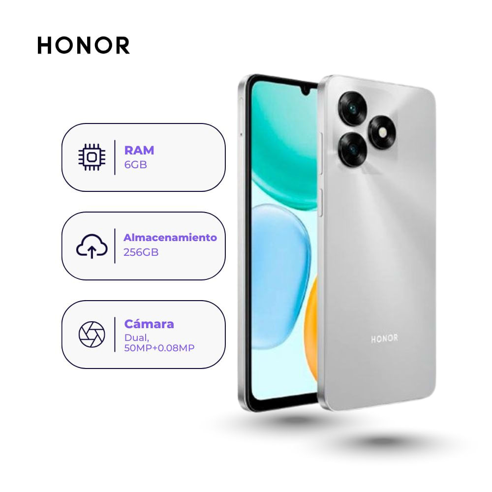 Honor X5c Plus 256GB 6GB Ram Color Plata