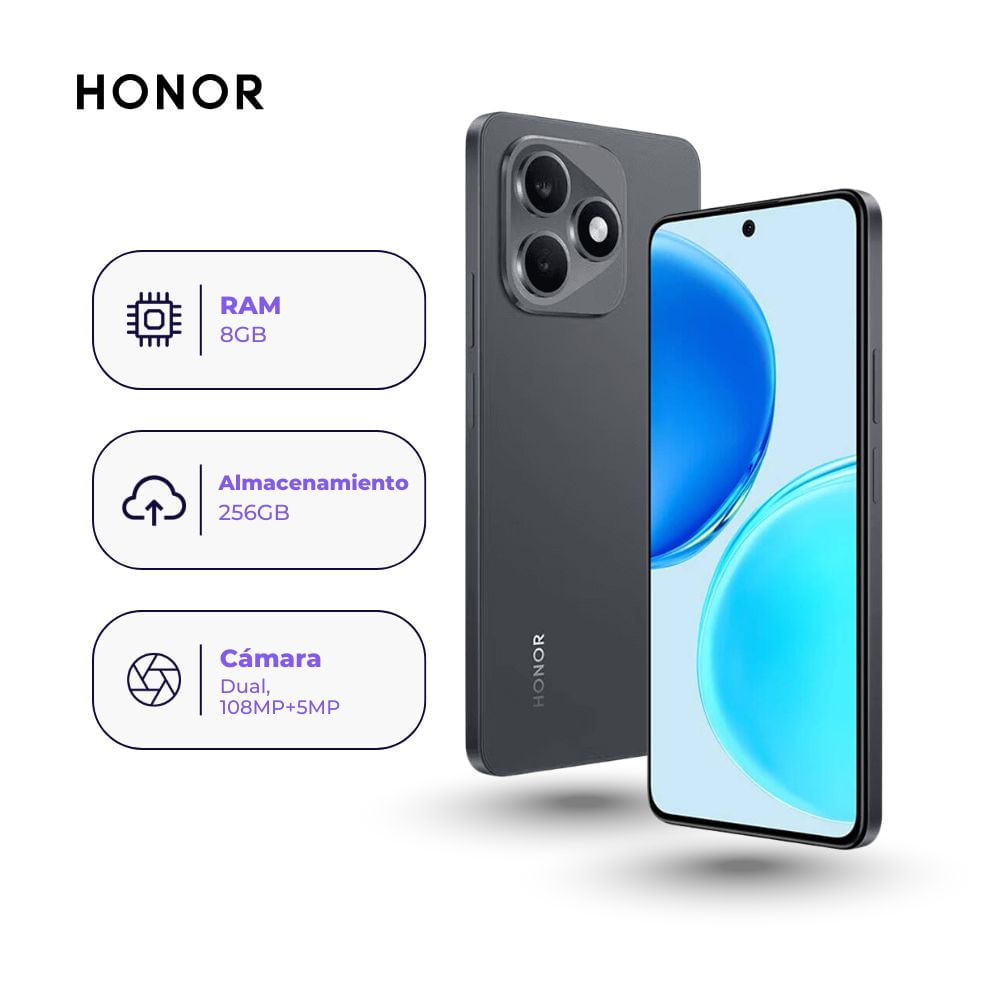 Honor X8d 256GB 8GB Ram Negro