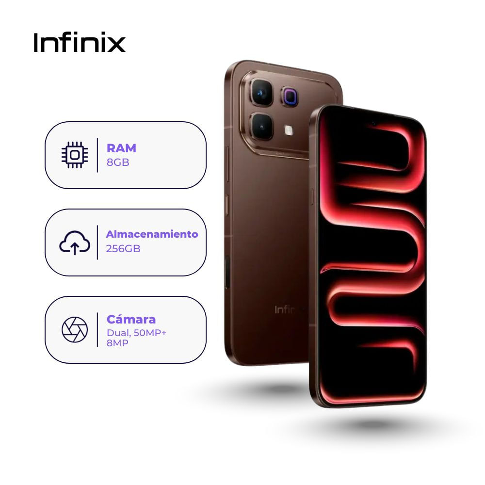 Infinix Note 60 Pro 256GB 8GB Ram Marrón