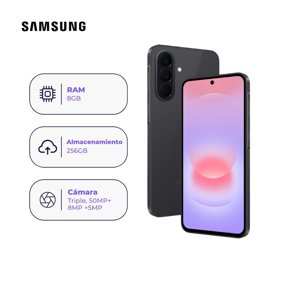 Samsung Galaxy A37 5G 256GB 8GB Ram Gris Oscuro