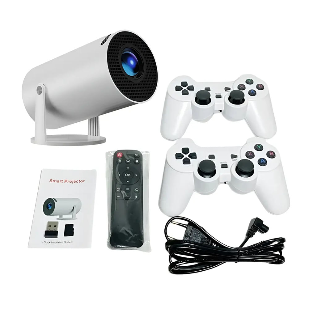 Proyector Gamer Hy300 4k Wifi Bluetooth Blanco