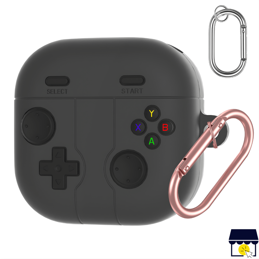 Case Funda de silicona con diseño para Samsung Galaxy Buds 4 - 4 Pro - Negro