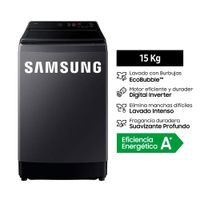Lavadora Automática Samsung Carga Superior 15KG WA40F15E4C
