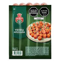 Salchicha Vienesa Ahumada BRAEDT Paquete 250g