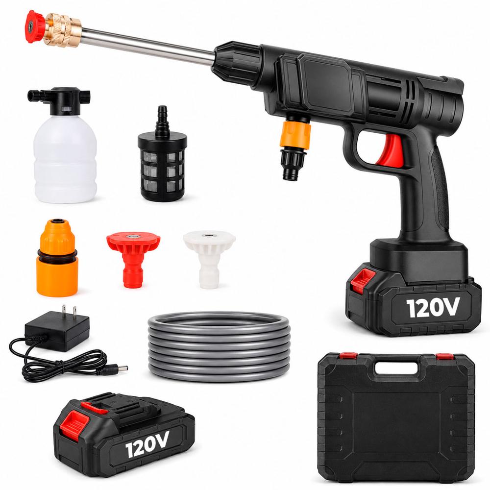 Hidrolavadora Inalámbrica Portátil con Batería 120V