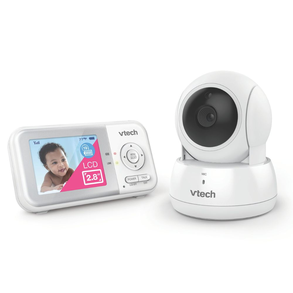 Monitor De Bebé Vtech Vm3262 Con Cámara Pan Tilt Pantalla Lc