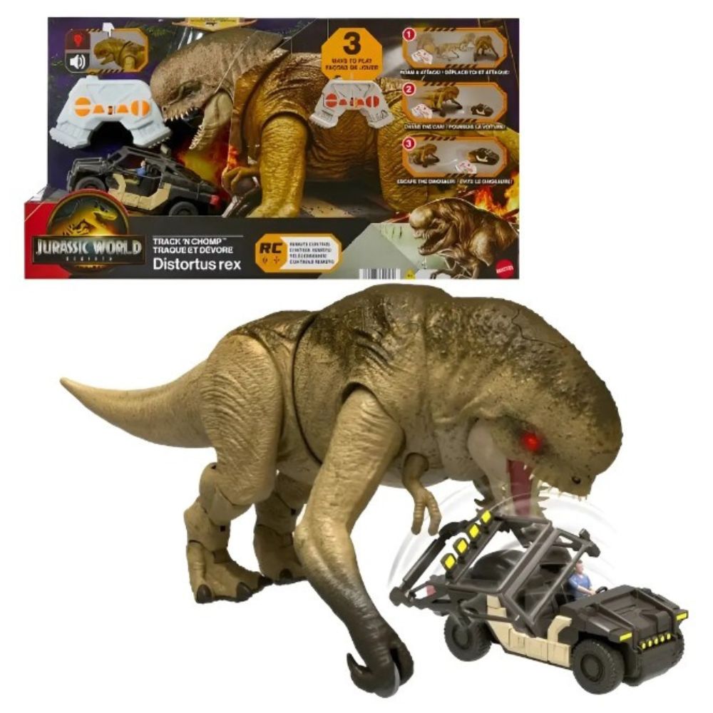 Jurassic World Rebirth Distortus Rex Vehiculo Control Remoto