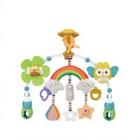Arco Multifuncional Colgante Mostaza de Arcoiris de Abejita Spinner Verde con Buho HL2025-72