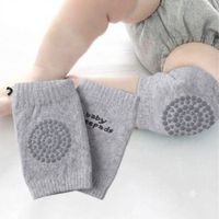 Rodilleras Antideslizantes para Gateo Talla S Color Plomo