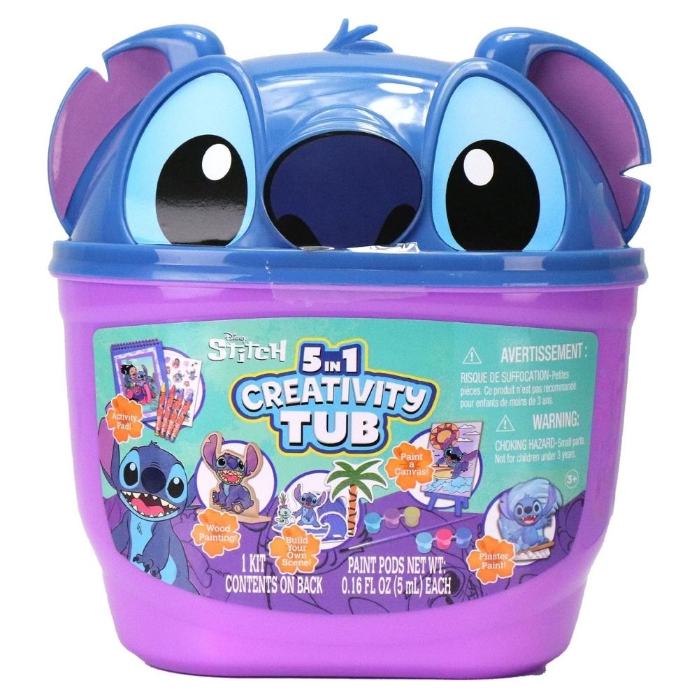 Super Kit Creativo de Actividades 5 en 1 Stitch Disney 78466516473991