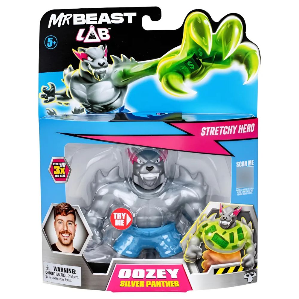Mr. Beast Lab W1 Elastic Hero Silver Panther