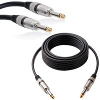 Cable de Audio Profesional Jack 6.35mm a Jack 6.35mm 15 Mts