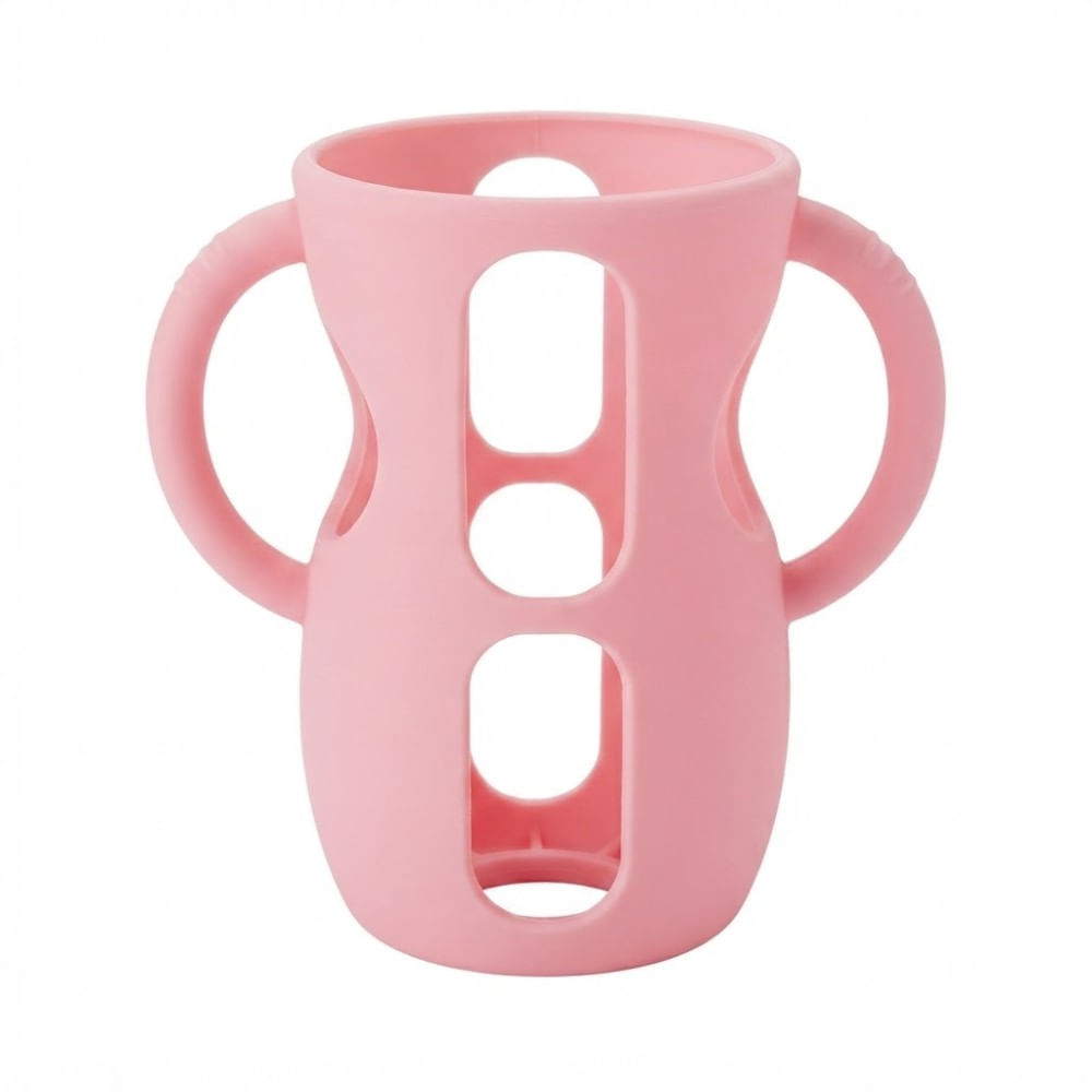 Funda de Silicona para Biberones Grandes Rosado