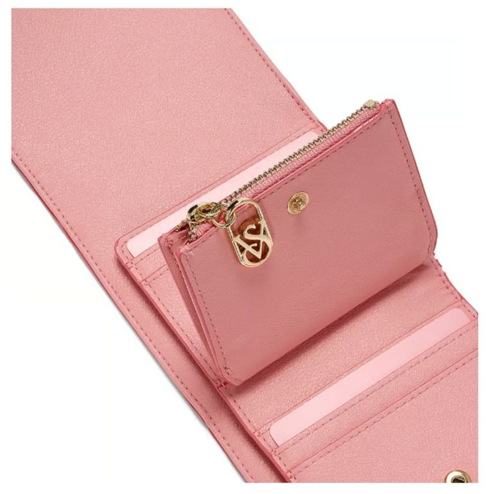 CARTERA BILLETERA VICTORIA SECRET SMALL ROSA Rosado