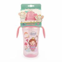 Toma Todo 3 en 1 Santolee Little Princess y Unicornio Biberón Antiderrames 320 ML Rosado