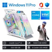Computadora PC Gamer Intel Core i5 3,50 GHz 8GB RAM 500GB SSD