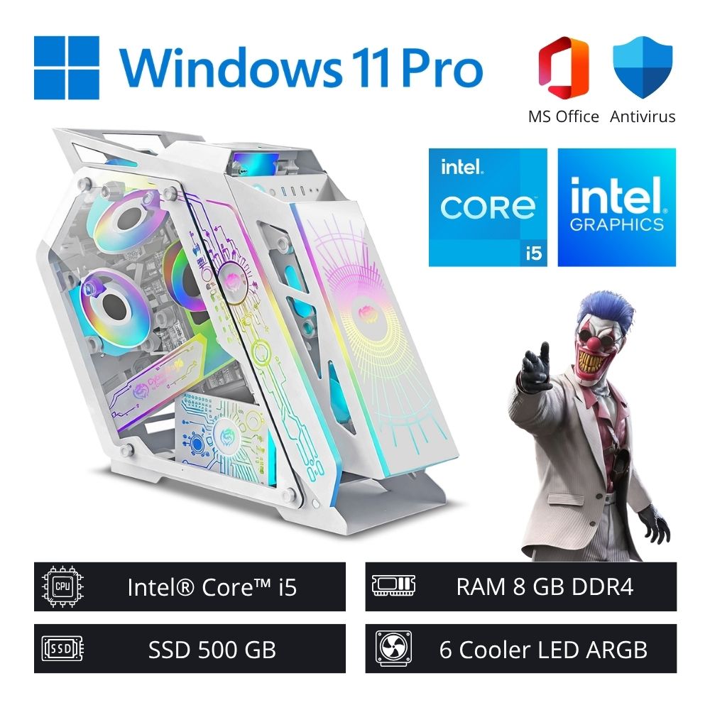 Computadora PC Gamer Intel Core i5 3,50 GHz 8GB RAM 500GB SSD