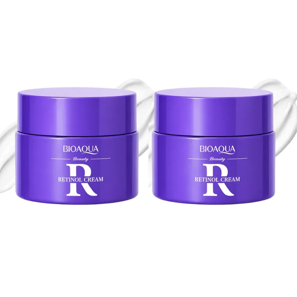 PACK X 2 CREMA FACIAL RETINOL LILA 60G BIOAQUA ANTIEDAD
