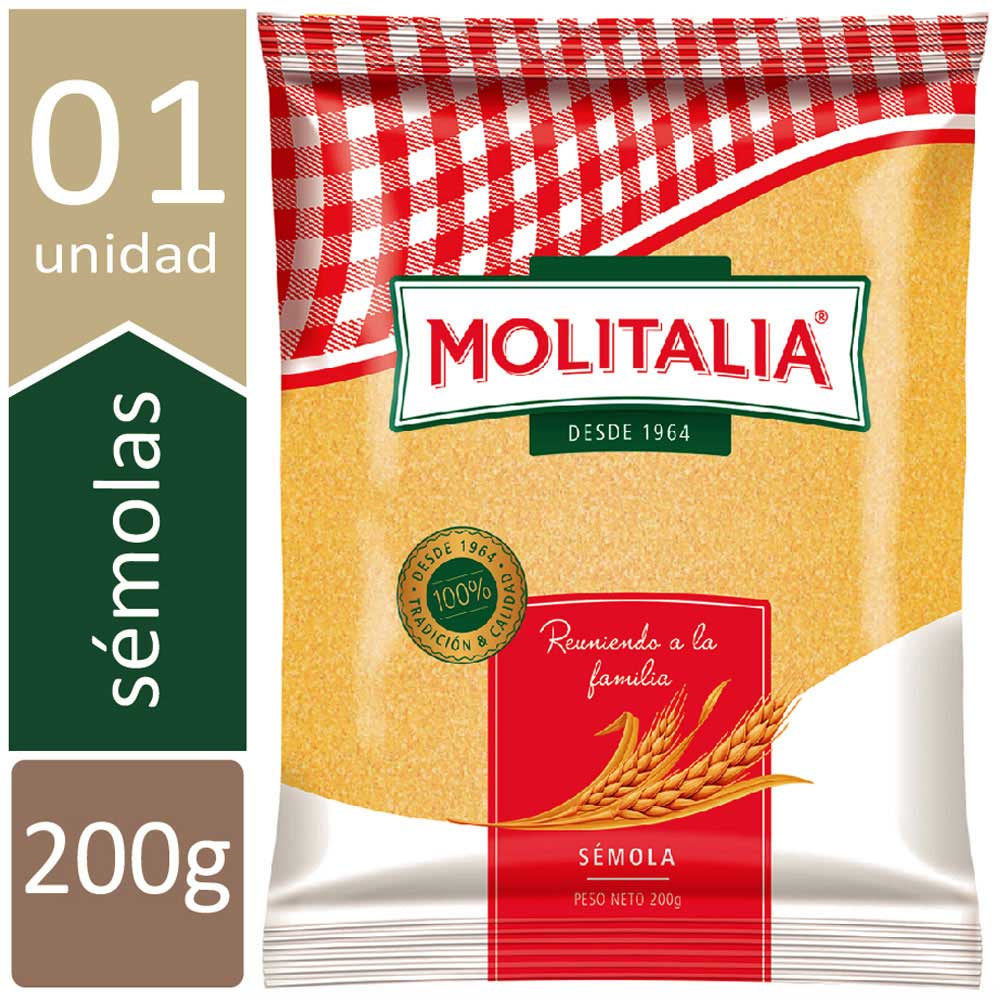 Sémola MOLITALIA Bolsa 200g