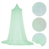 Mosquitero Cupula Verde Limón de Poliéster para Camas de hasta 2.5pz WZ-G001