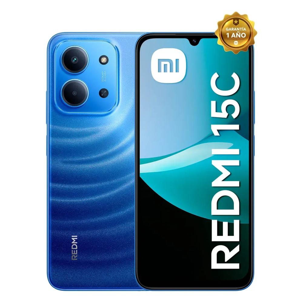 Celular Xiaomi Redmi 15c 256GB 4GB RAM Blue