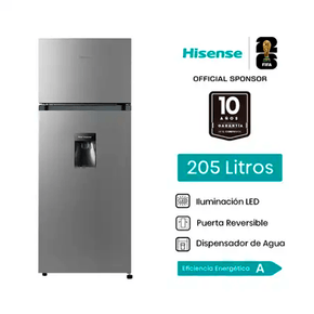 Refrigeradora Hisense 205Lt Top Freezer Frost RD267H