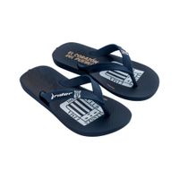 Sandalias Hombre Playera Slide Al Lima Gallo Futbol Rider Azul Blanco