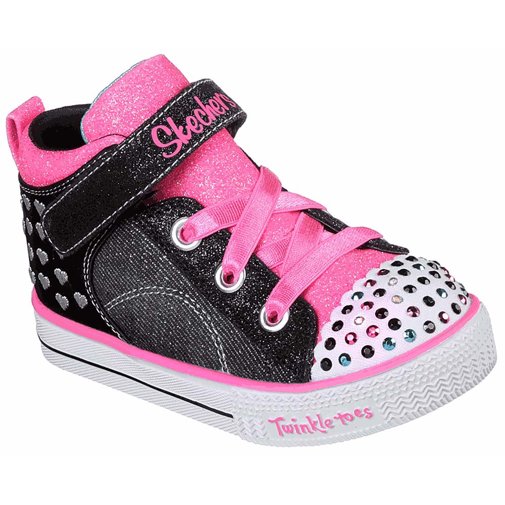 ZAPATILLA SKECHERS NIÑA 20085 BKHP TALLA 26