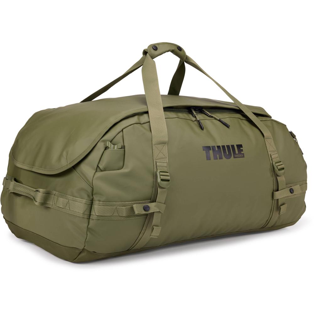 Thule Chasm Duffle Bag 90L Olivine - Mochila y Duffle, Materiales Resistentes al Agua, Com