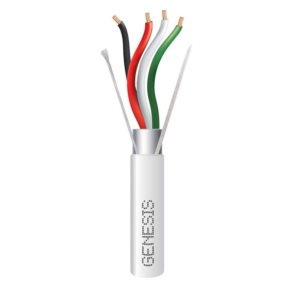 Honeywell Cable Riser 22/4 Blindado 1000' - 4 Conductores de Cobre 22 AWG